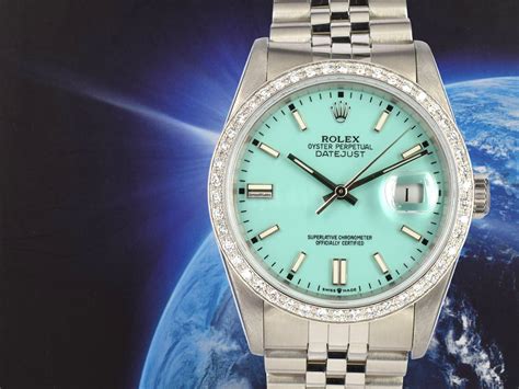 rolex bleu tiffany|rolex tiffany blue face.